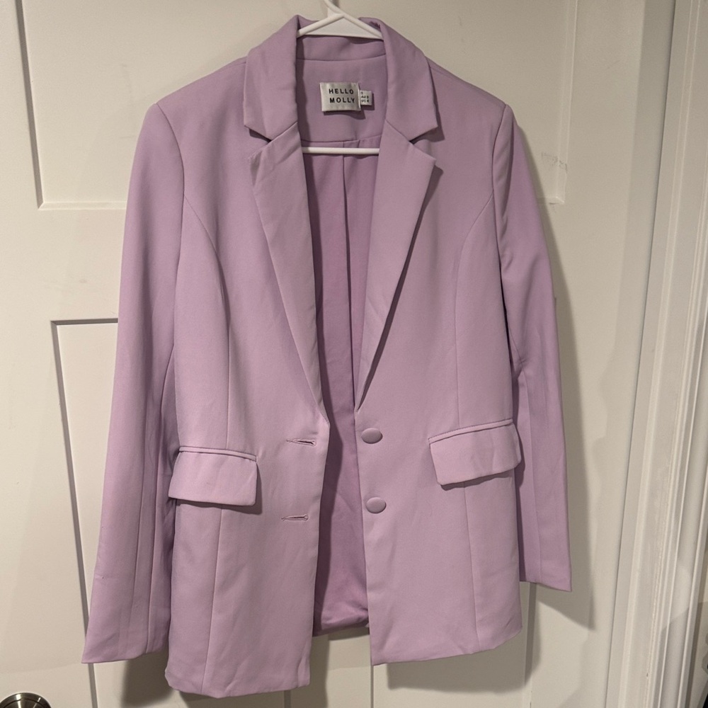 Hello Molly Gorgeous Lavender Blazer